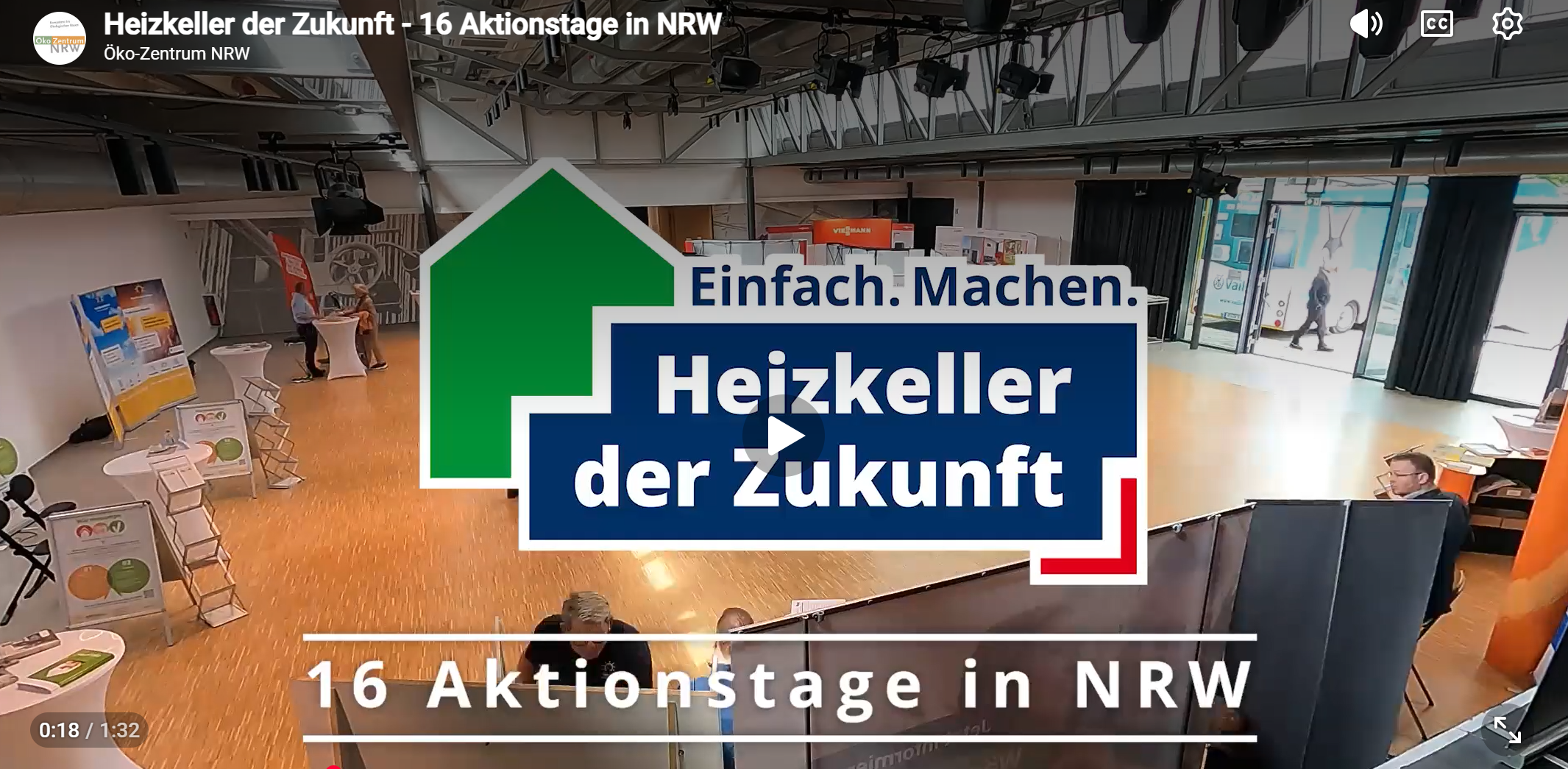 Vorschaubild der Kampagne Heizkeller der Zukunft für die 16 Aktionstage in NRW vom Öko-Zentrum NRW
